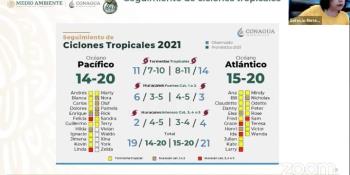 Concluye en México temporada de ciclones tropicales 2021