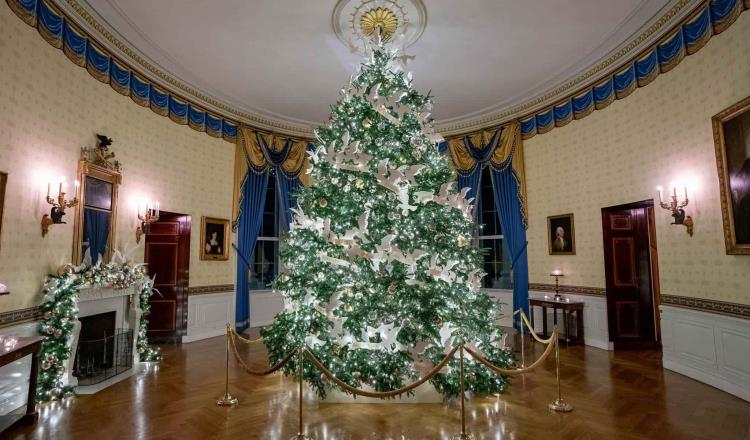 Enciende Biden el Árbol Nacional de Navidad