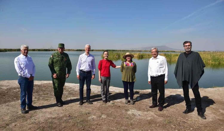 Anuncia AMLO consulta para decretar Zona Natural Protegida el Lago de Texcoco