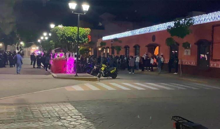 A balazos… dispersan toma del palacio municipal de Huajuapan de León