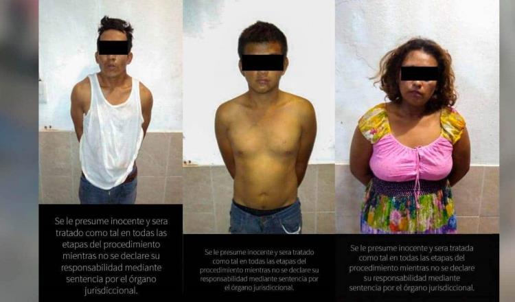Detienen a tres asaltantes de una combi en Cunduacán; edil afirma que se aplicará la ley