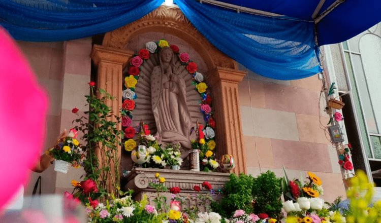 Salud y bienestar, principales peticiones de tabasqueños a la virgen de Guadalupe