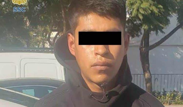 Detienen a joven presuntamente involucrado en homicidio en la CDMX