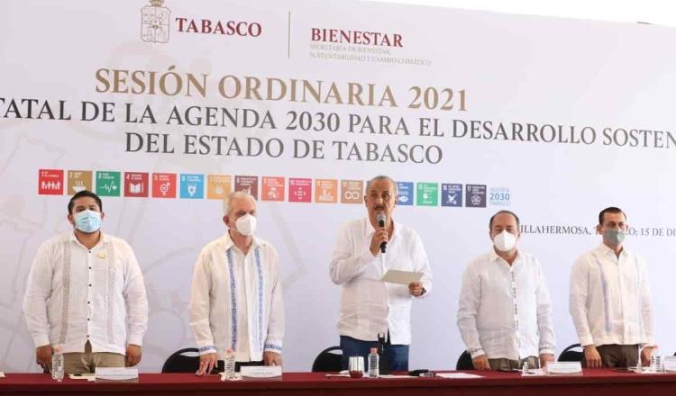 Formalizan ‘Alianza Tabasco para Desarrollo Sostenible’ de la Agenda 2030