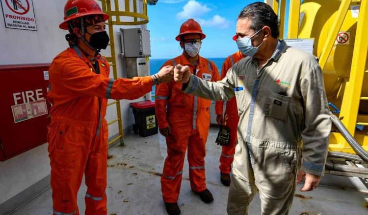 Supervisa ORO instalaciones petroleras del litoral tabasqueño