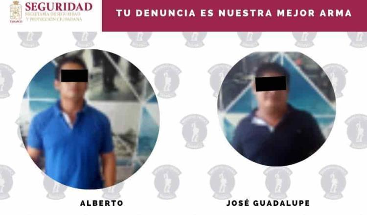 Detiene SSPC a tres sujetos en Casa Blanca 