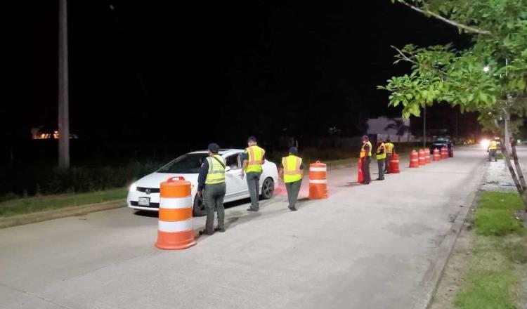 Sanciona PEC a 30 conductores por conducir ebrios en la tercera semana de diciembre