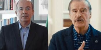 Calderón y Fox se lanzan contra AMLO, tras mensaje de Navidad 