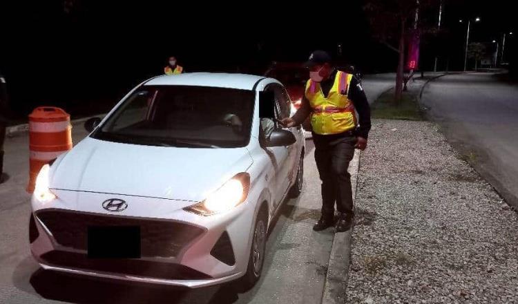 Detienen a otros 22 conductores ebrios en Villahermosa