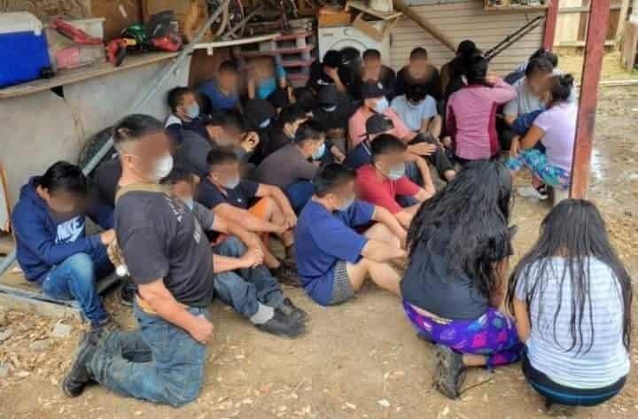 Detienen a 110 migrantes en una casa de seguridad en Tamaulipas