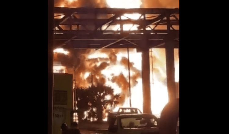 Se registra incendio en refinería de Minatitlán; no se reportan lesionados