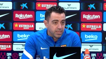 "Estamos volviendo y haciendo que el Barça reflote": Xavi