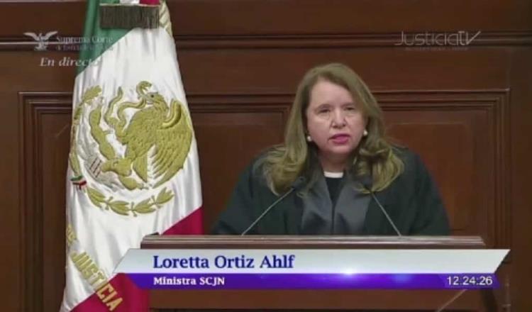 Asume Loretta Ortiz como nueva ministra de la SCJN