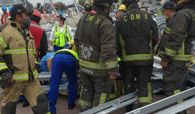 Colapsa estructura metálica en Iztapalapa; se reporta una persona lesionada