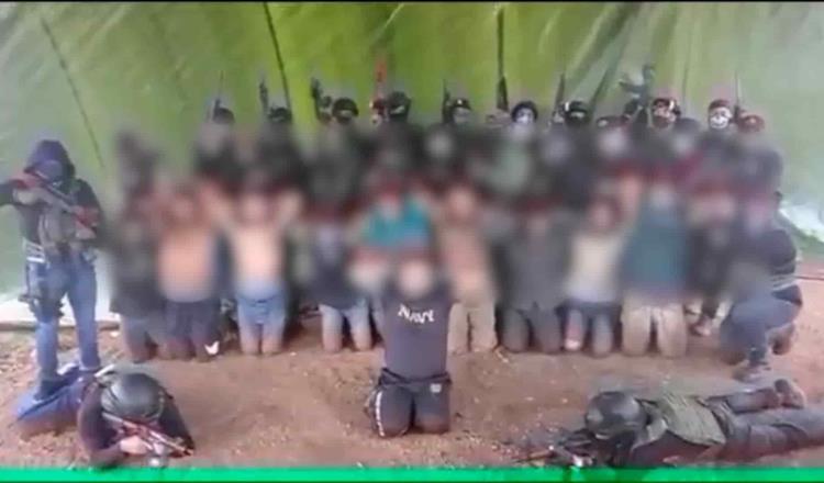 Grupo armado lanza en video… advertencias a autoridades de Veracruz