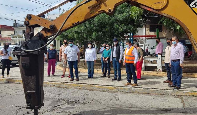 Inicia gobierno de Centro programa de mejora de la infraestructura municipal