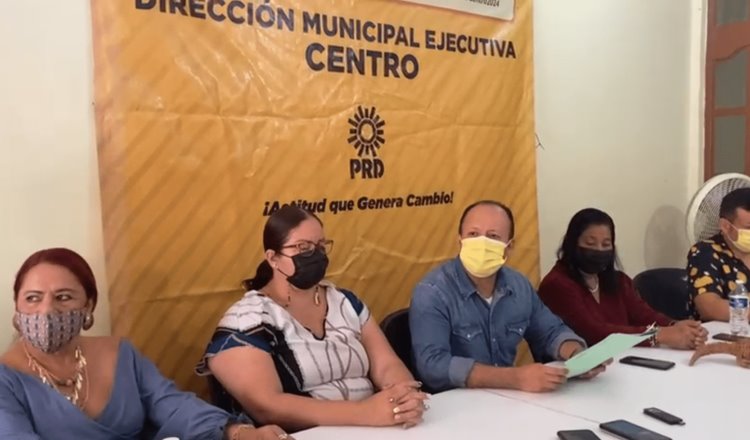 Acusa PRD simulación en convocatoria para designación de delegados municipales en Centro