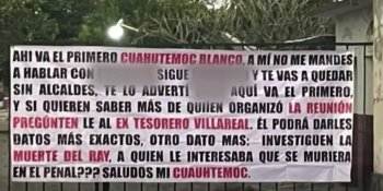 Advierten a Cuauhtémoc Blanco que continuarán asesinando alcaldes