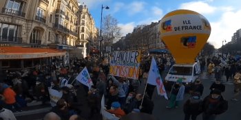 Maestros en Francia se van a huelga; reclaman mayor protección ante el COVID