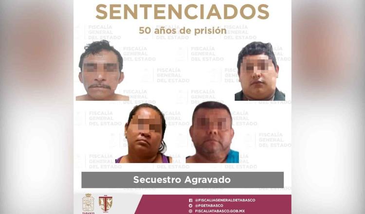 Dan 50 años de prisión a cuatro secuestradores en Huimanguillo