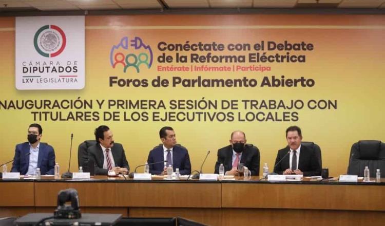 Gobernadores de Morena piden a diputados aprobar Reforma Eléctrica