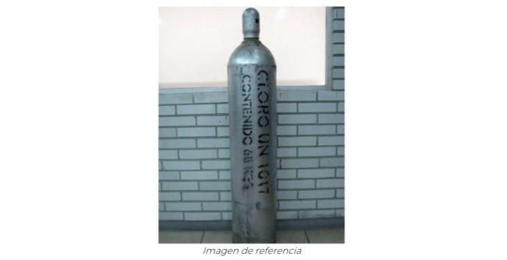 Localizan en Querétaro cilindro con gas cloro robado