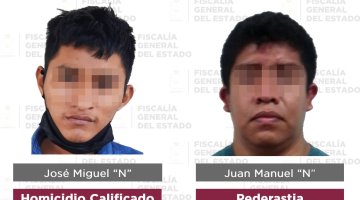 Aseguran a 4 hombres por homicidio, robo y pederastia en Tabasco