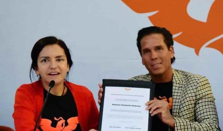 Se registra Roberto Palazuelos como precandidato a la gubernatura de Quintana Roo por MC