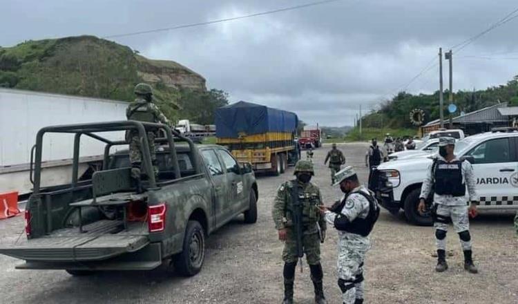 Ejército rescata a 138 migrantes en Veracruz