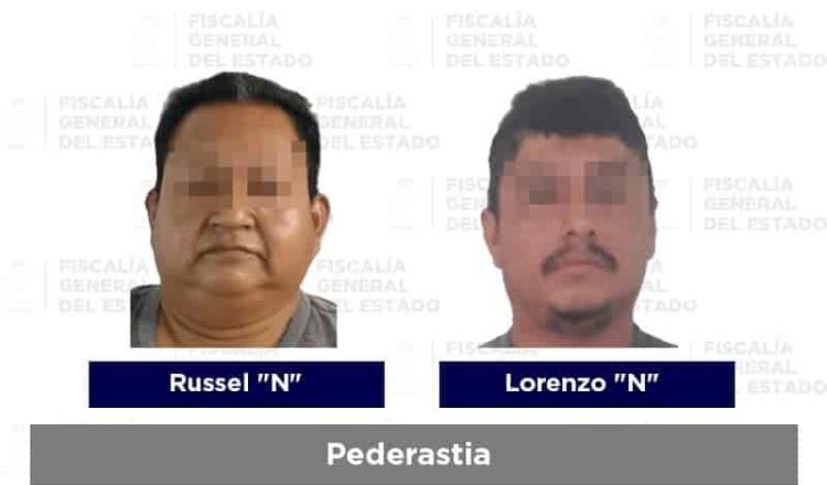 Detienen a presuntos pederastas en Cunduacán y Centla