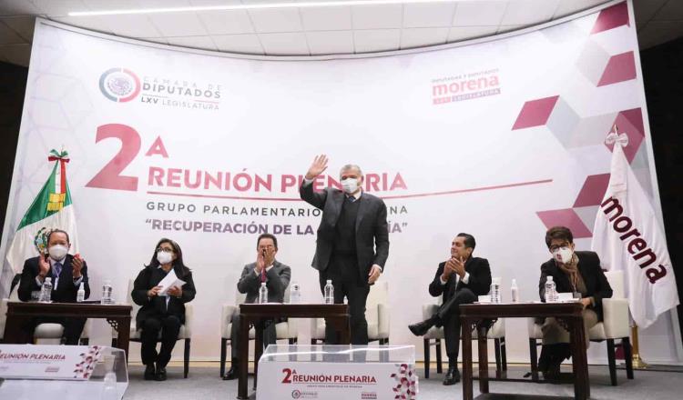 Pide Adán Augusto a diputados de Morena seguir promocionando Reforma Eléctrica de Obrador