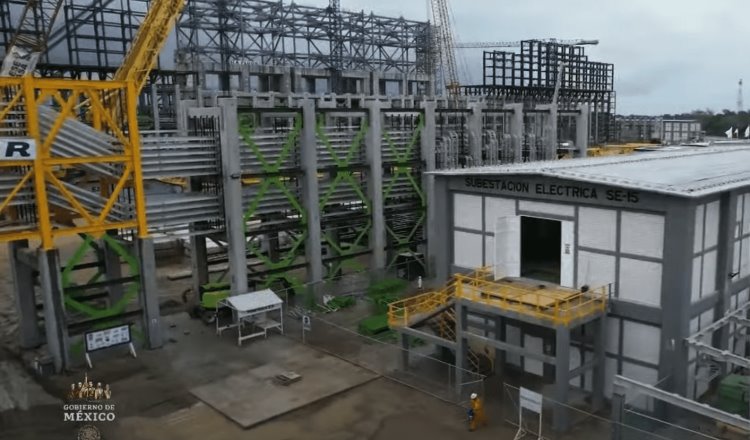 Reporta Sener terminada subestación eléctrica en refinería Olmeca