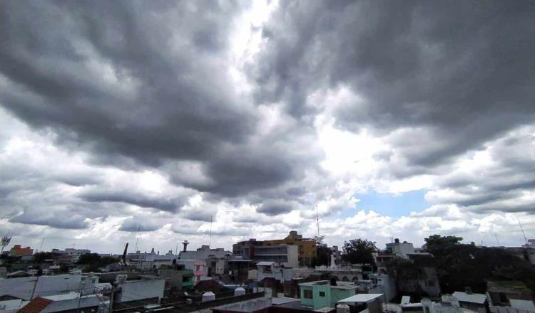 Prevé CONAGUA cielo medio nublado para hoy en Tabasco