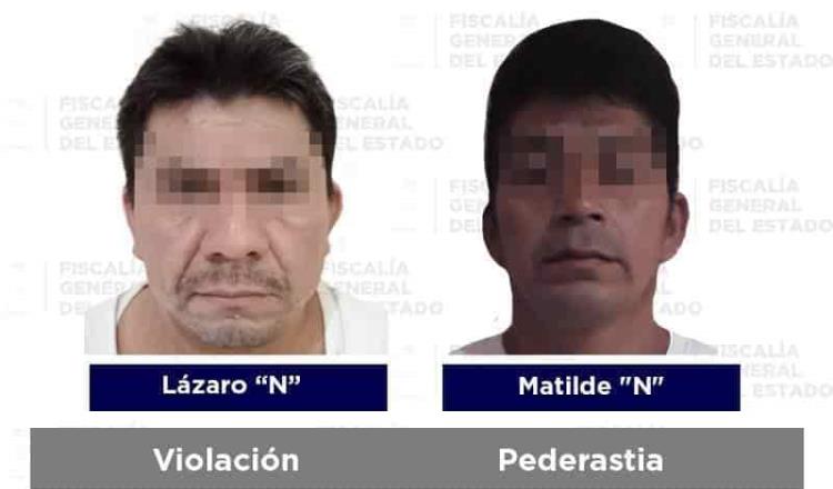Detienen a 6 sujetos en Tabasco señalados de pederastia, daños y lesiones