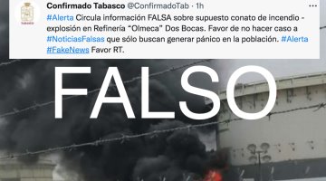 Desmienten conato de incendio en refinería de Dos Bocas