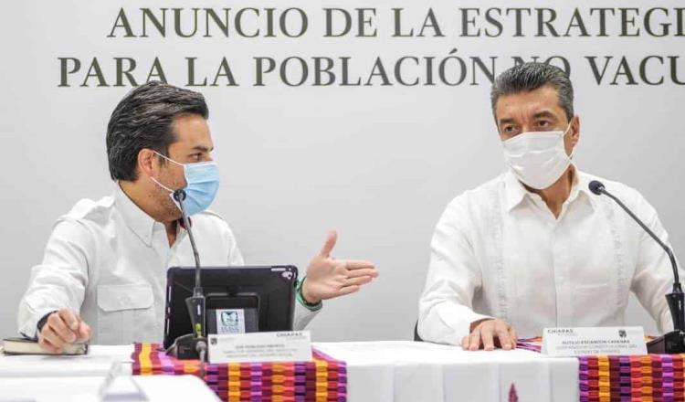 Chiapas mantiene 29% de su población sin recibir vacunas anticovid