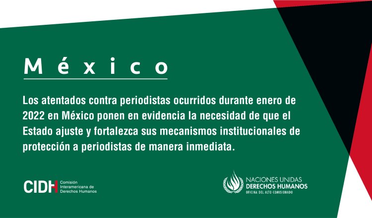 Insta CIDH al Gobierno de México proteger a periodistas, tras asesinato de Lourdes Maldonado