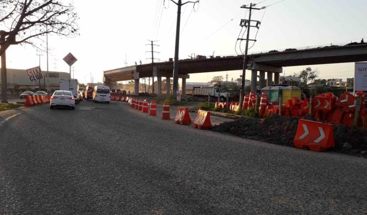 Inicia el cierre parcial de la carretera Villahermosa-Teapa