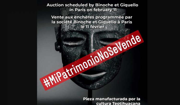 Protesta Gutiérrez Müller por nueva venta de piezas prehispánicas en París