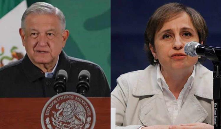 Acusa AMLO a Carmen Aristegui de estar con la mafia del poder