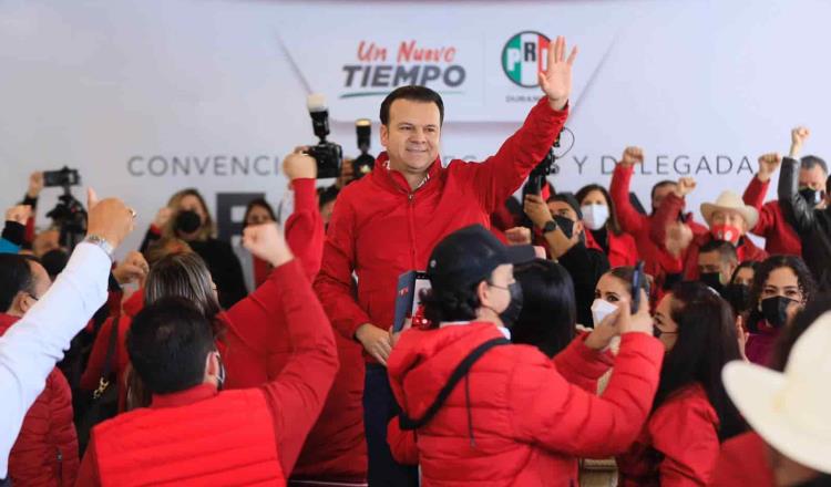 PRI ratifica a Esteban Villegas como su candidato a gobernador de Durango