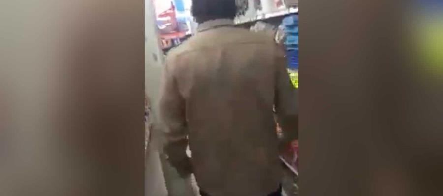 Mujer en Jalpa enfrenta a su presunto acosador y lo graba