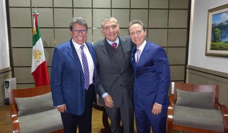 Se reúne Adán Augusto con Ricardo Monreal y Manuel Velasco