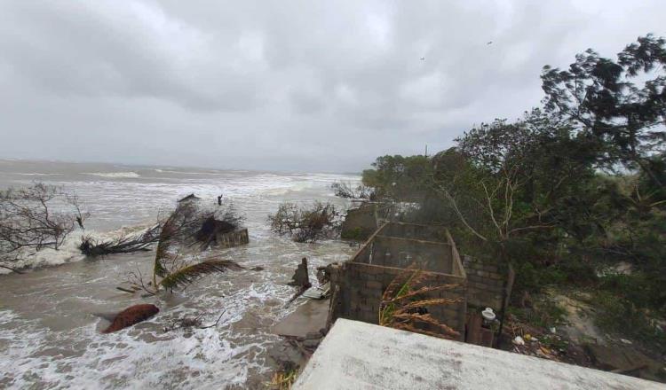 Minimiza Protección Civil de Centla erosión marina en El Bosque