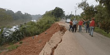 Reportan tercer deslave en bordo de Conagua en González 1ra, secc. Centro