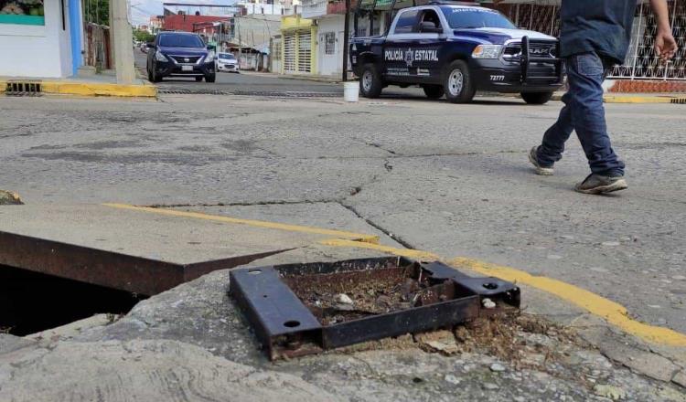 Basura Urbana, amenaza para peatones en Villahermosa