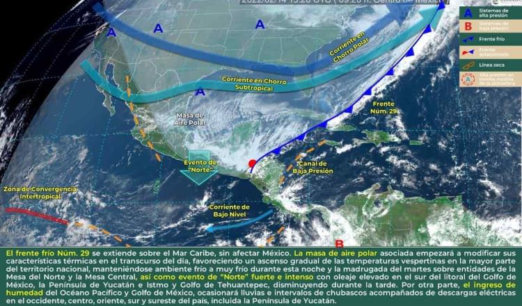 Prevé Conagua heladas matutinas y posible caída de nieve en el noroeste del país