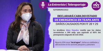 Declarará cabildo estado de emergencia en Teapa ante daños causados por FF 28 y 29