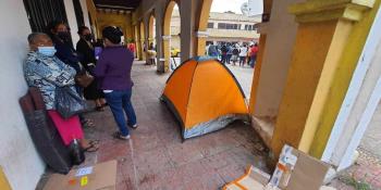 Vuelven a abarrotar Banco del Bienestar para cobro de programas... en Villahermosa