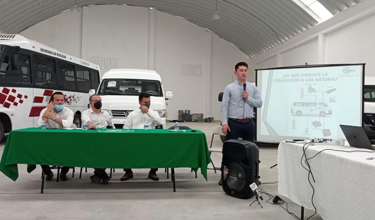 Inauguran primer planta de conversión vehicular a gas natural en Villahermosa